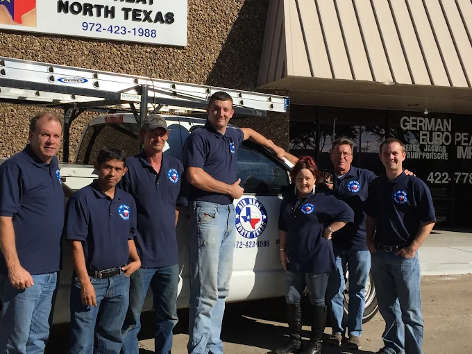 Air Heat North Texas service vehicle covering Dallas County and surrounding areas